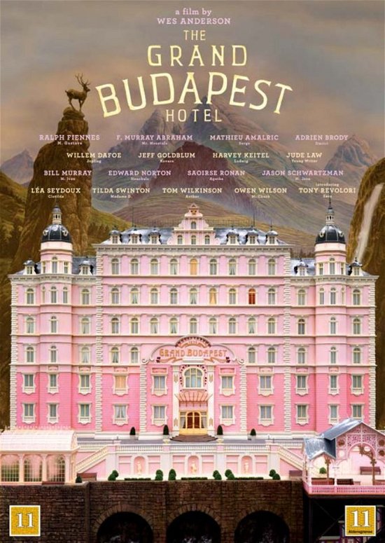 Cover for Wes Anderson · The Grand Budapest Hotel (DVD) (2014)