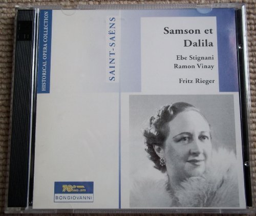 Cover for Saint-saens / Vinay / Stignani / Rieger · Samson et Dalila (CD) (2006)