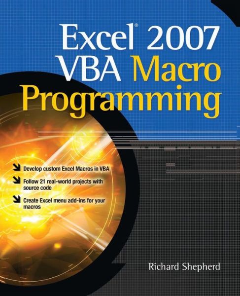 Cover for Richard Shepherd · Excel 2007 VBA Macro Programming (Pocketbok) (2009)