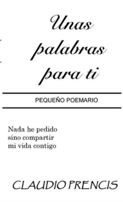 Cover for Claudio Prencis · Palabras para Ti (Book) (2019)