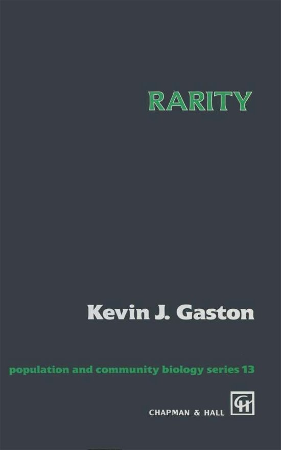 Cover for K.j. Gaston · Rarity (Population and Community Biology Series) (Hardcover bog) (1994)