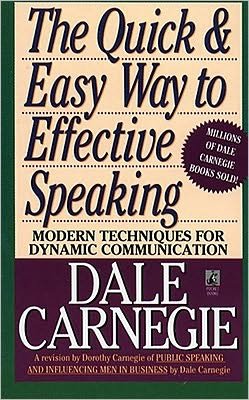 Cover for Dale Carnegie · The Quick and Easy Way to Effective Speaking (Paperback Bog) (1990)
