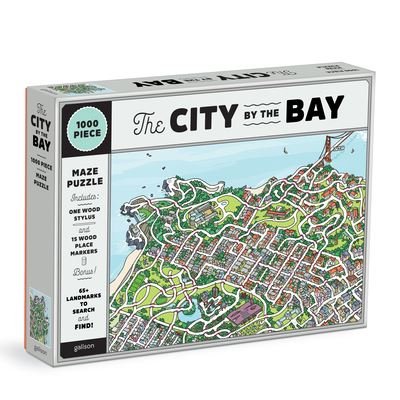 Galison · The City By the Bay 1000 Piece Maze Puzzle (SPIEL) (2022)