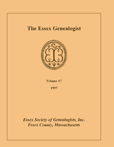 Cover for Inc Essex Society of Genealogists · The Essex Genealogist, Volume 17, 1997 (Paperback Book) (2013)