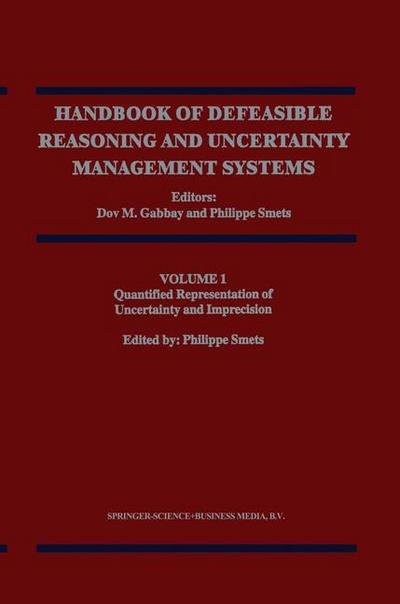 Cover for Dov M Gabby · Quantified Representation of Uncertainty and Imprecision - Handbook of Defeasible Reasoning and Uncertainty Management Systems (Hardcover bog) [1998 edition] (1998)