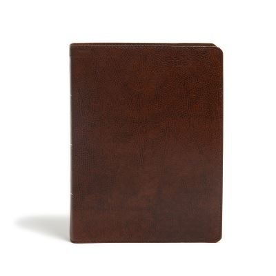 Cover for Holman Bible Publishers · KJV Study Bible, Full-Color, Brown Bonded Leather, Indexed (Book) (2020)