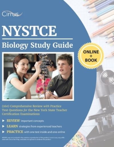 Cover for Cox · NYSTCE Biology (160) Study Guide: Comprehensive Review with Practice Test Questions for the New York State Teacher Certification Examinations (Taschenbuch) (2021)