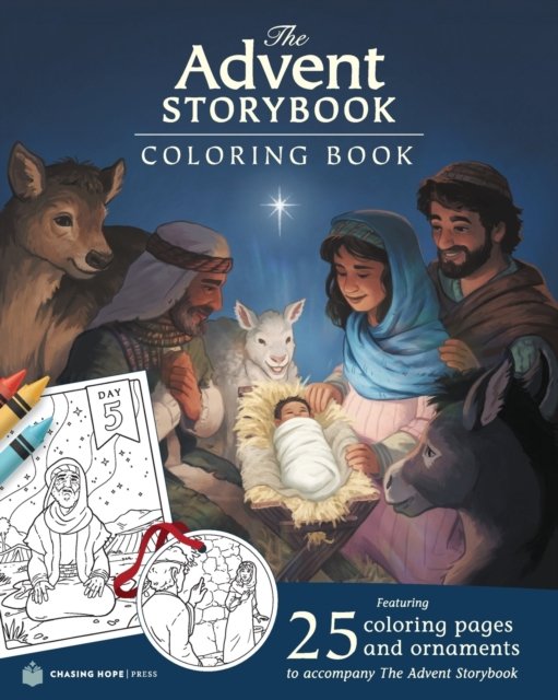 Cover for Laura Richie · The Advent Storybook Coloring Book (Taschenbuch) (2020)