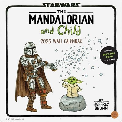Mandalorian and Child 2025 Wall Calendar - Jeffrey Brown - Marchandise - Chronicle Books - 9781797230009 - 29 août 2024
