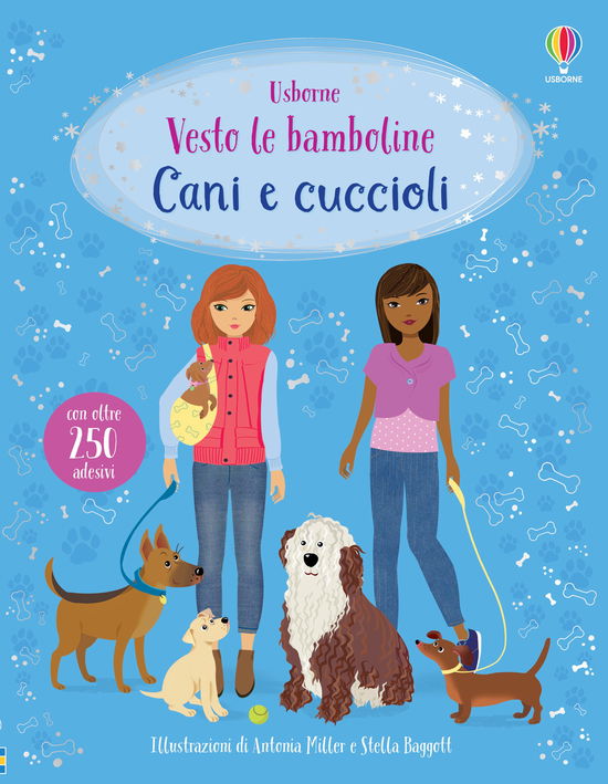 Cover for Fiona Watt · Cani E Cuccioli. Vesto Le Bamboline. Con Adesivi. Ediz. A Colori (LP)