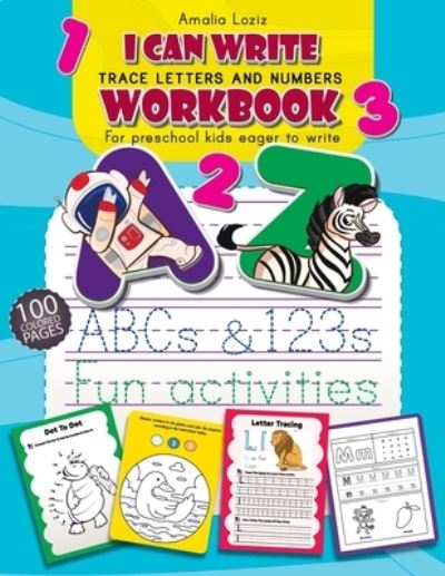 Trace Letters and Numbers Workbook - Amalia Loziz - Books - Bluefishpublish - 9781803876009 - January 31, 2022