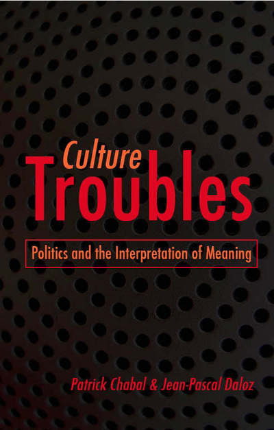 Cover for Patrick Chabal · Culture Troubles: Politics and the Interpretation of Meaning (Paperback Book) (2005)