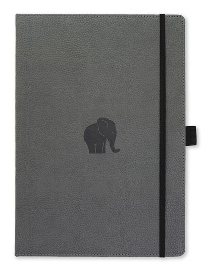 Cover for Notebooks Dingbats* · Dingbats* Wildlife A4+ Lined - Grey Elephant Notebook (Oracle cards) (2018)