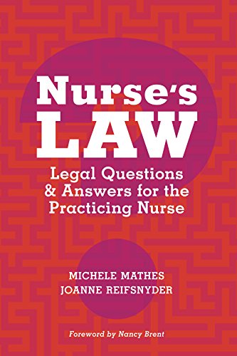 Cover for Joanne Reifsnyder · Nurse's Law (Paperback Book) (2014)