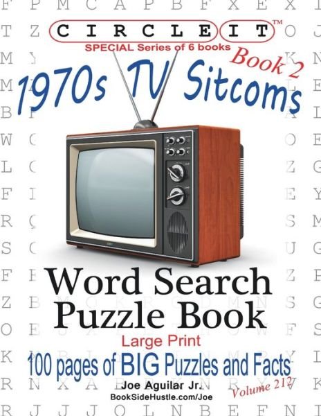 Cover for Lowry Global Media LLC · Circle It, 1970s Sitcoms Facts, Book 2, Word Search, Puzzle Book (Bok) (2020)