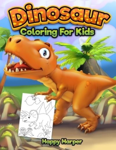 Cover for Harper Hall · Dinosaur Coloring Book (Paperback Book) (2019)