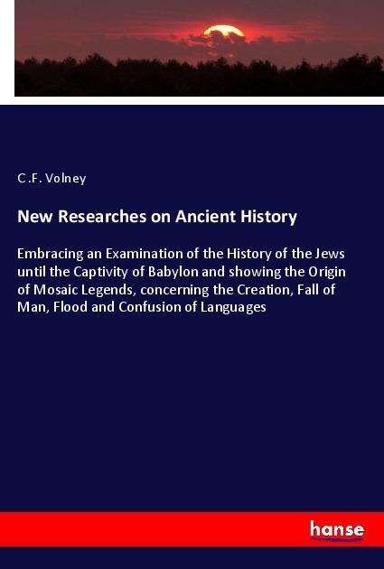 Cover for Volney · New Researches on Ancient Histor (Book)