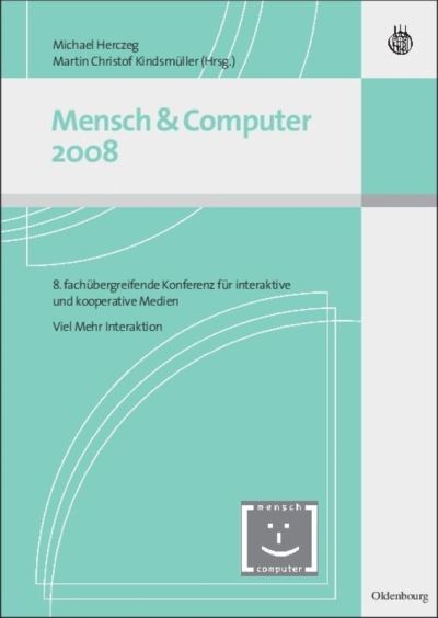 Cover for Michael Herczeg · Mensch Und Computer 2008 (Hardcover Book) (2008)
