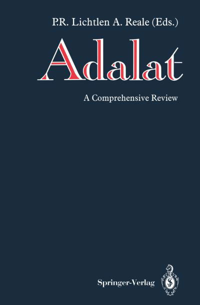 Adalat: A Comprehensive Review - P R Lichtlen - Książki - Springer-Verlag Berlin and Heidelberg Gm - 9783642855009 - 24 lipca 2012