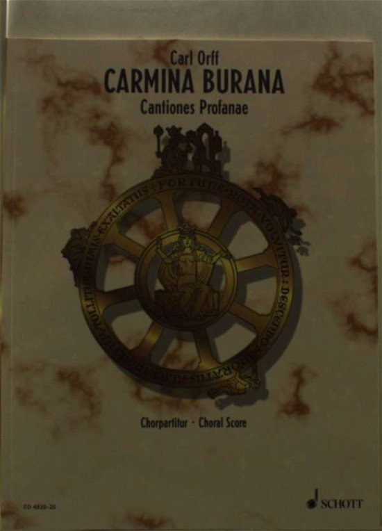 Cover for Carl Orff · Carmina Burana (Paperback Book)