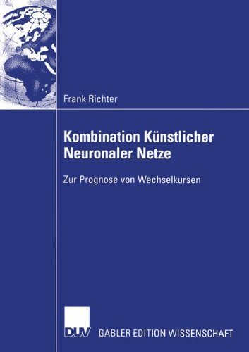 Cover for Frank Richter · Kombination Kunstlicher Neuronaler Netze (Taschenbuch) [2003 edition] (2003)