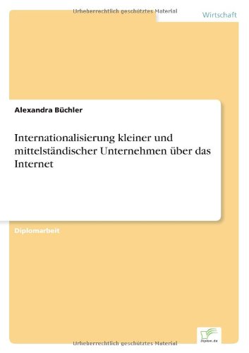 Cover for Alexandra Buchler · Internationalisierung kleiner und mittelstandischer Unternehmen uber das Internet (Paperback Book) [German edition] (2002)