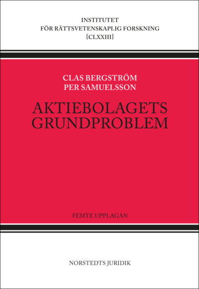 Cover for Per Samuelsson · Aktiebolagets grundproblem (Book) (2015)