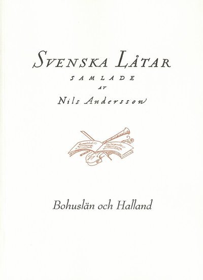 Cover for Nils Andersson · Svenska låtar Bohuslän och Halland (Bog) (2019)