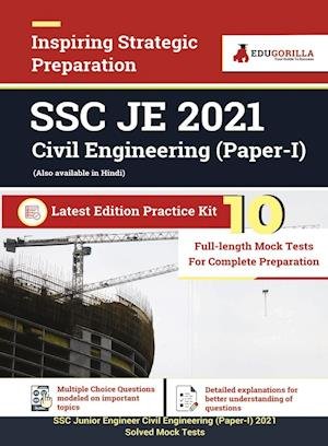 Cover for Edugorilla · SSC JE (Civil Engineering) 2021 Gorilla Series 10 Full-length Mock Tests For Complete Preparation (Paperback Book) (2022)