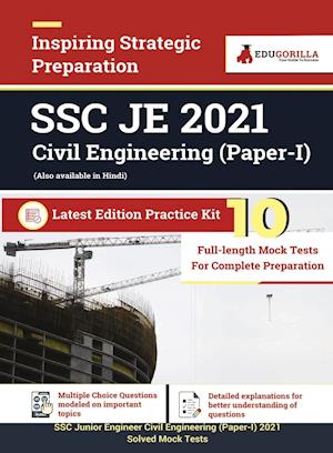 Cover for Edugorilla · SSC JE (Civil Engineering) 2021 Gorilla Series 10 Full-length Mock Tests For Complete Preparation (Taschenbuch) (2022)