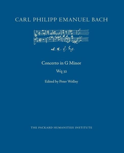 Cover for Carl Philipp Emanuel Bach · Concerto in G Minor, Wq 32 (Paperback Book) (2021)