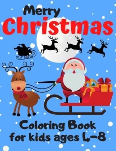Cover for Fresh Brain · Merry Christmas Coloring Book for Kids Ages 4-8 (Pocketbok) (2020)