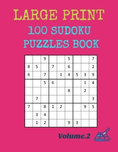 Cover for Ecin Press · Large Print 100 Sudoku Puzzles Book (Paperback Bog) (2020)