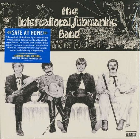 Safe At Home (WHITE VINYL) - The International Submarine Band (featuring Gram Parsons) - Musiikki - Sundazed Music, Inc. - 0090771553010 - lauantai 1. huhtikuuta 2017