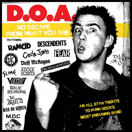 Cover for Doa - No Escape from What You Are / Various (LP) (2024)