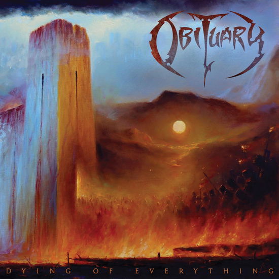 Cover for Obituary � Dying of Everything (LP) [Orange Krush Vinyl edition] (2023)