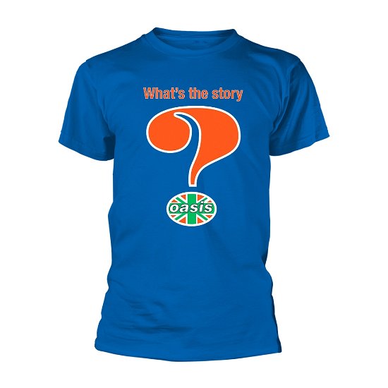 Cover for Oasis · Question Mark (Royal) (T-shirt) [size XL] [Blue edition] (2020)