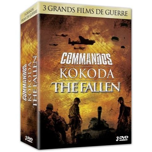 Cover for Commandos / Kokoda / The Fallen (DVD) (2018)