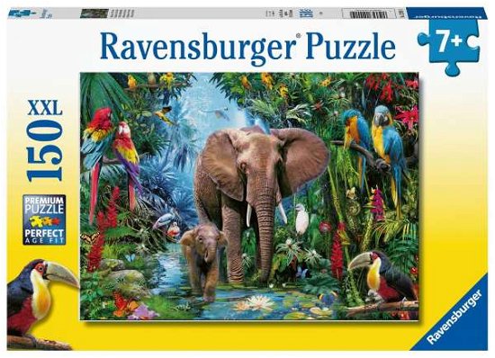 Olifanten In De Jungle (150 Stukken XXL) - Ravensburger - Brettspill - Ravensburger - 4005556129010 - 2020