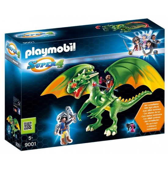 Cover for Playmobil · Playmobil - Playmobil 9001 Super 4 Koningsland Draak met Alex (Leketøy) (2017)