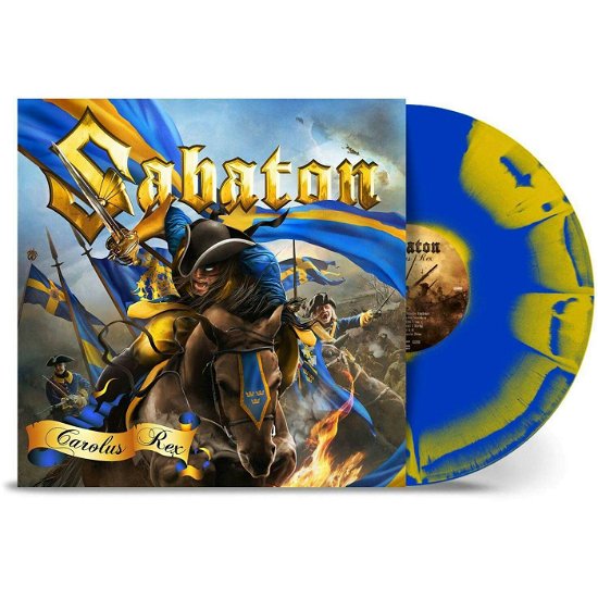 Cover for Sabaton · Carolus Rex - Blue Yellow Sunburst (LP) [Swedish edition] (2024)