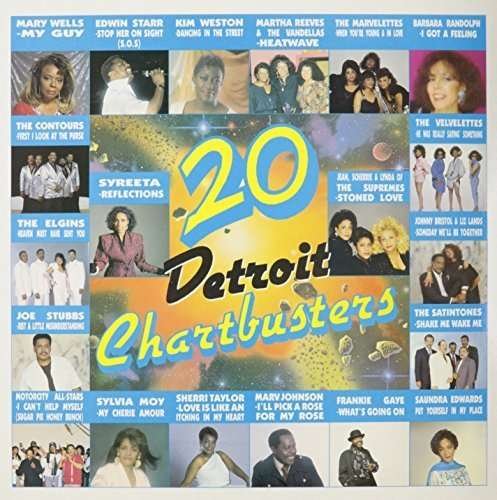 Cover for 20 Detroit Chartbusters / Various (LP) (2013)