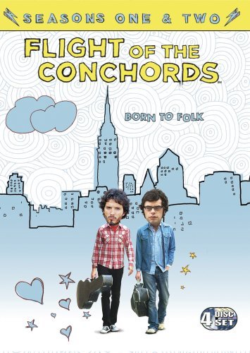 Cover for Flight of the Conchords - Seasons 1-2 · Flight Of The Conchords Seasons 1 to 2 Complete Collection (DVD) (2009)