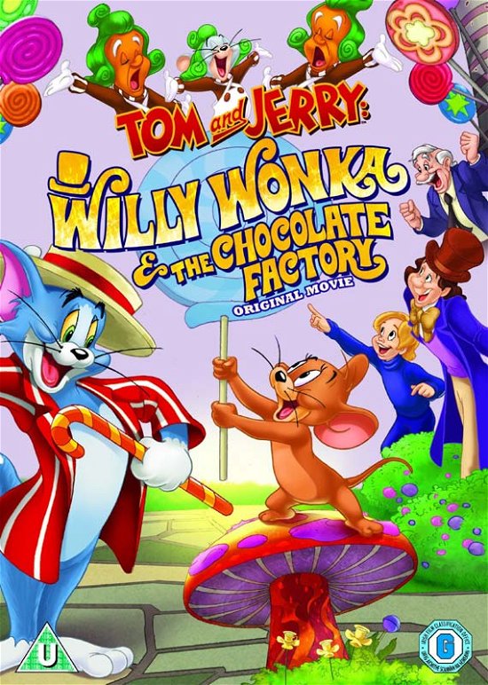 Cover for Tom and Jerry: Willy Wonka &amp; T · Tom and Jerry (Original Movie) Willy Wonka and The Chocolate Factory (DVD) (2017)