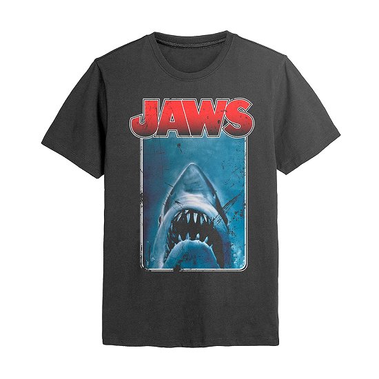 Cover for Jaws · Jaws Poster Cutout (T-shirt) [size XXL] [Black edition] (2020)