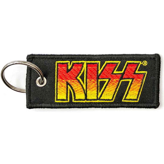 KISS Keychain: Classic Logo (Double Sided Patch) - Kiss - Koopwaar -  - 5056368604010 - 