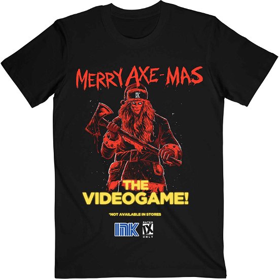Ice Nine Kills Unisex T-Shirt: Merry Axemas - Ice Nine Kills - Merchandise -  - 5056737200010 - 