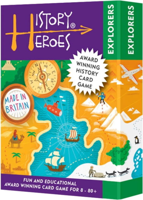 History Heroes Explorers card game -  - Merchandise - HISTORY HEROES - 5060254670010 - June 23, 2025