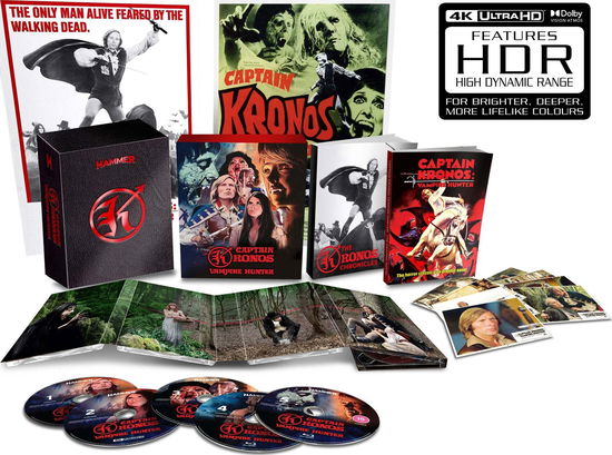 Cover for Captain Kronos: Vampire Hunter (4K Ultra HD) [Limited Collectors edition] (2025)