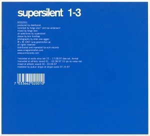 Cover for Supersilent · Supersilent 1-3 (CD) (2005)